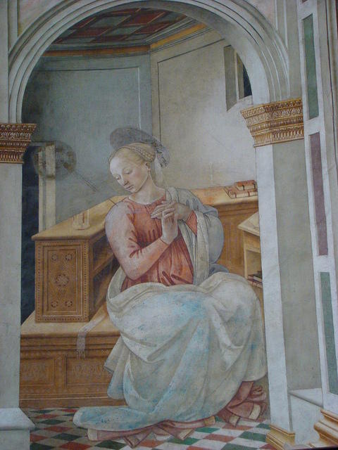 16 Filippo Lippi freskója a spoletói dómban